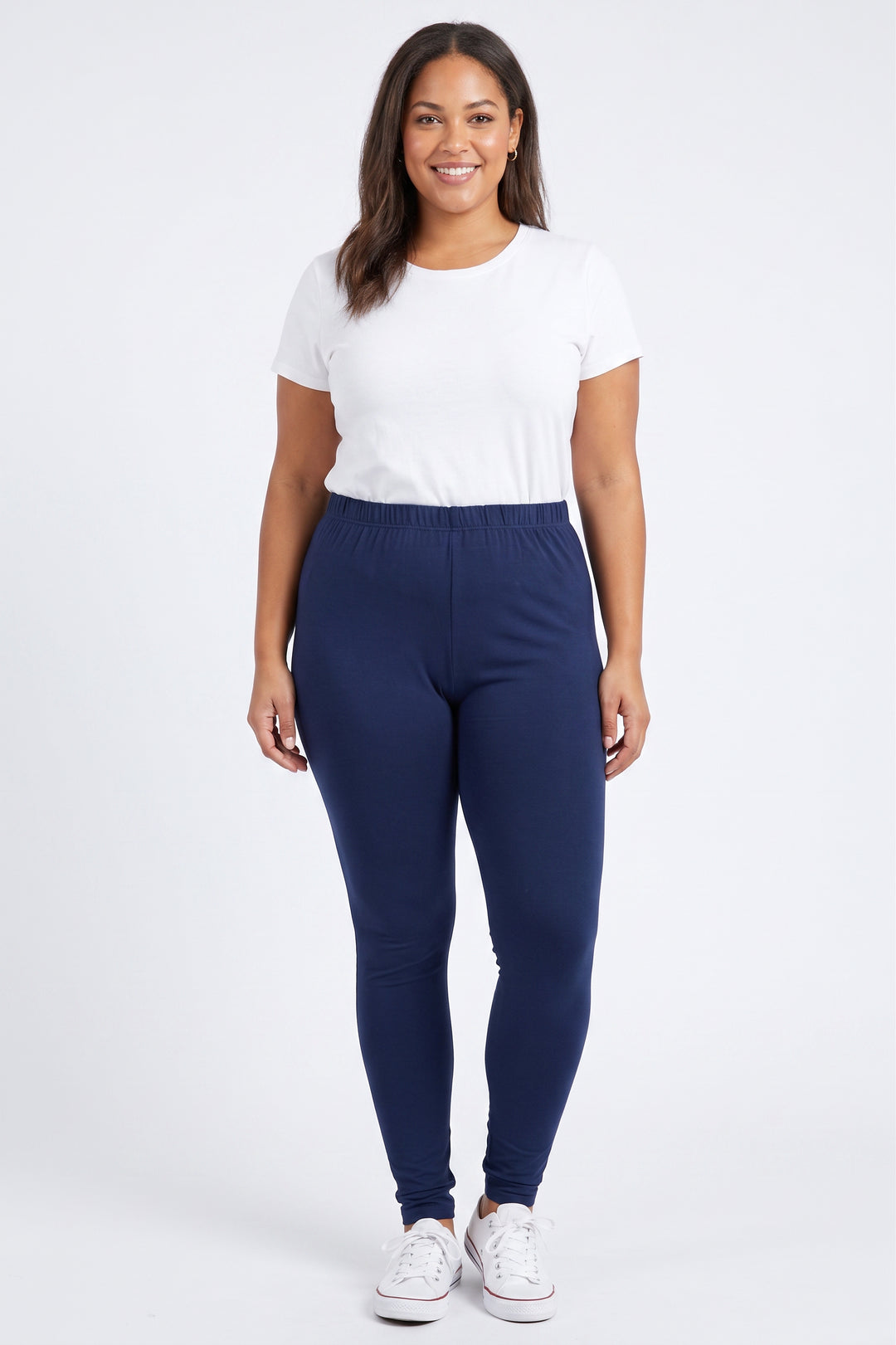 Buttery Smooth Basic Solid Extra Plus Size Leggings - 3X-5X - New Mix