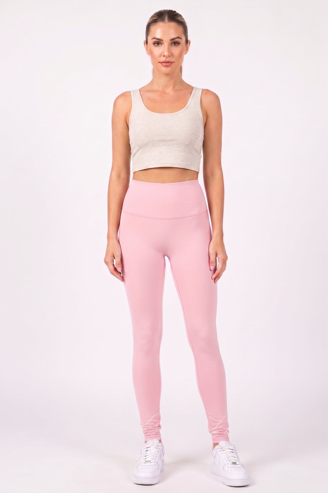 Buttery Smooth Basic Solid High Waisted Leggings - 5 Inch - New Mix