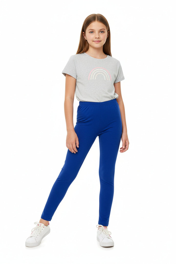 Buttery Soft Solid Basic Kids Leggings - USA Fashion