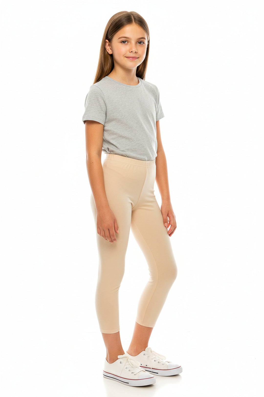 Buttery Soft Solid Basic Kids Leggings - USA Fashion