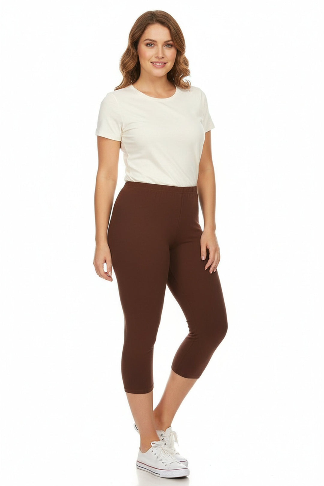 Buttery Smooth Basic Solid Plus Size Capris - New Mix