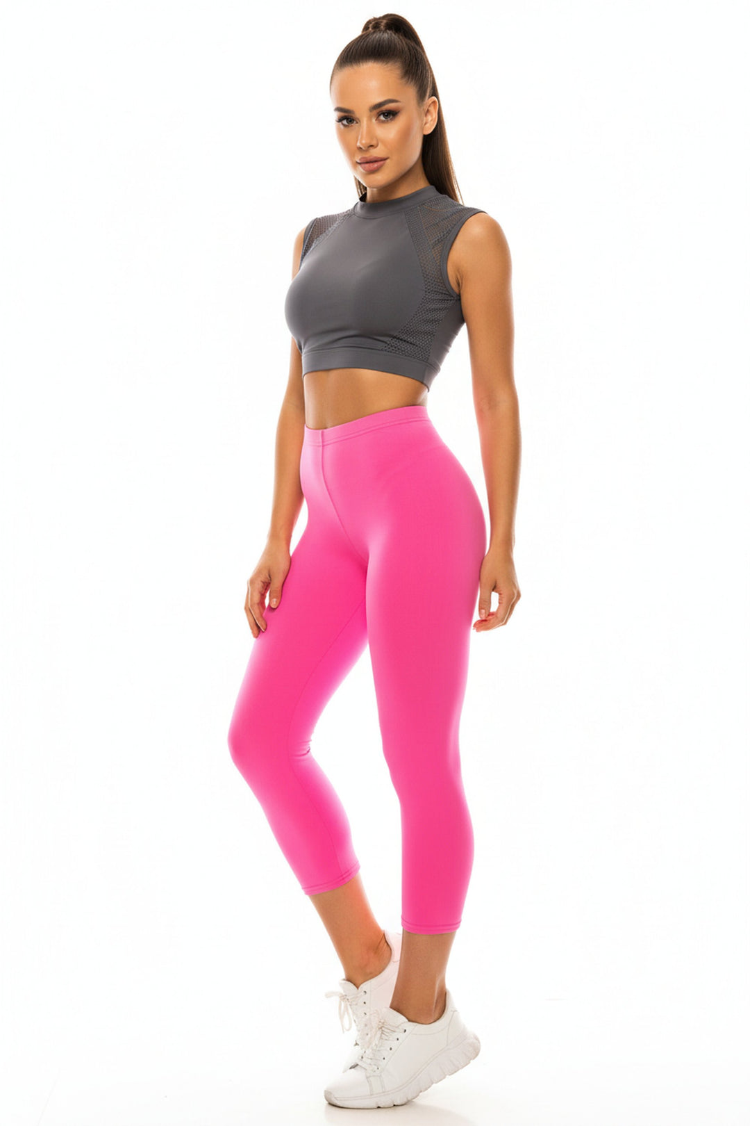 Buttery Smooth Basic Solid Plus Size Capris - New Mix