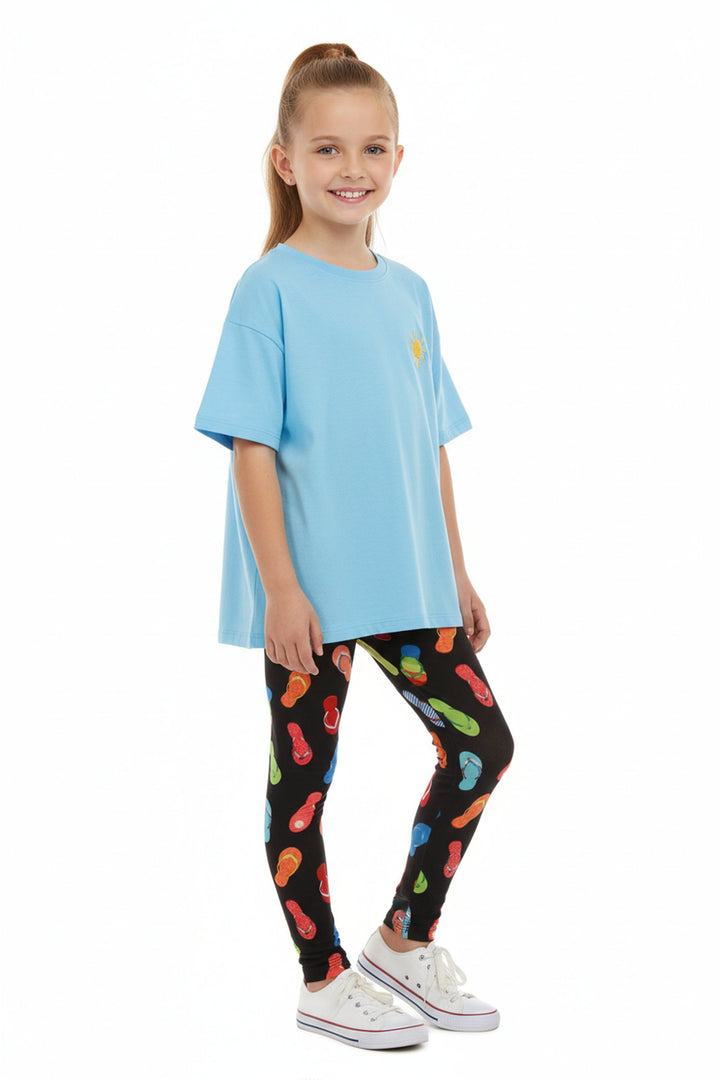 Buttery Soft Summer Beach Sandals Kids Leggings