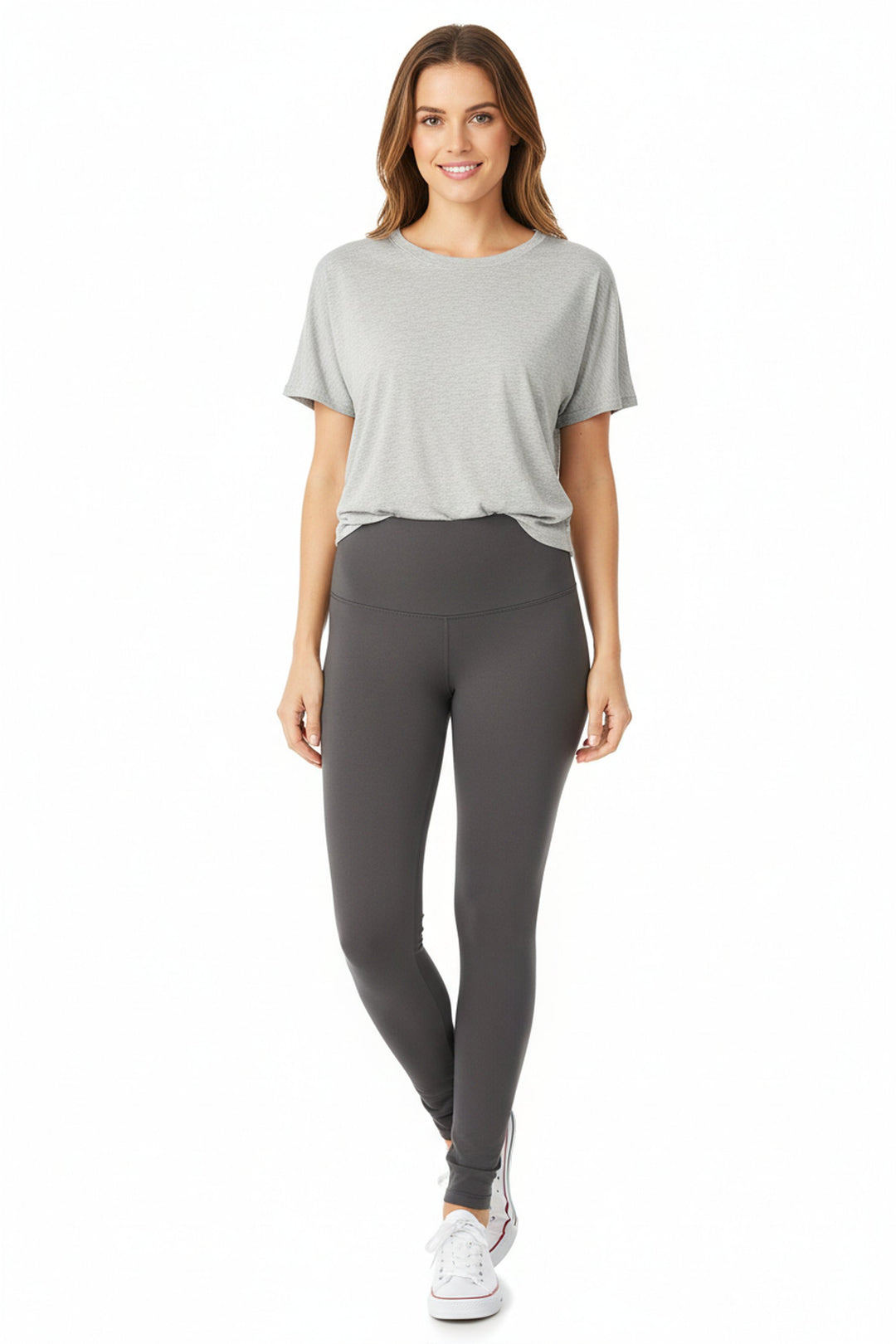 Buttery Smooth Basic Solid High Waisted Leggings - 5 Inch - New Mix