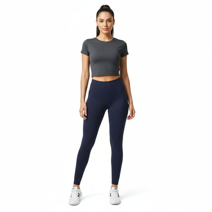 Buttery Smooth Basic Solid High Waisted Leggings - 5 Inch - New Mix