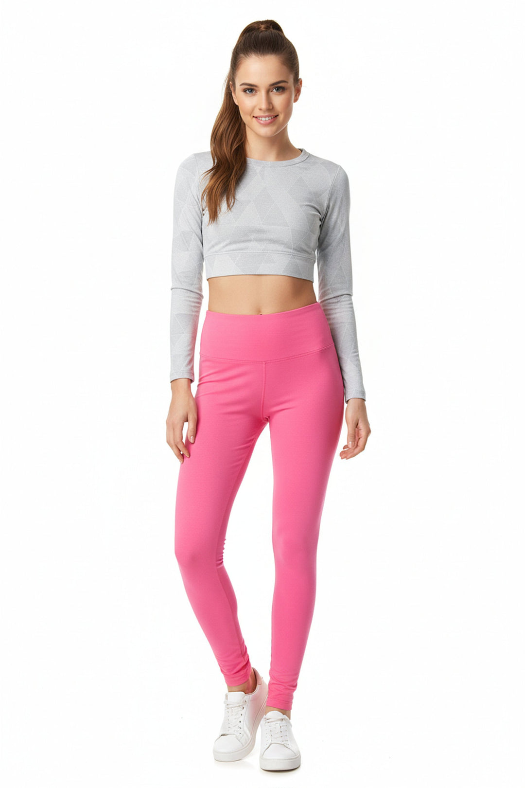 Buttery Smooth High Waisted Plus Size Basic Solid Leggings