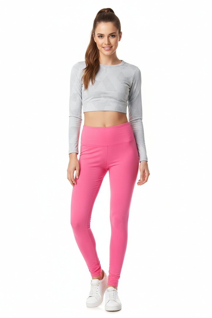 Buttery Smooth High Waisted Plus Size Basic Solid Leggings