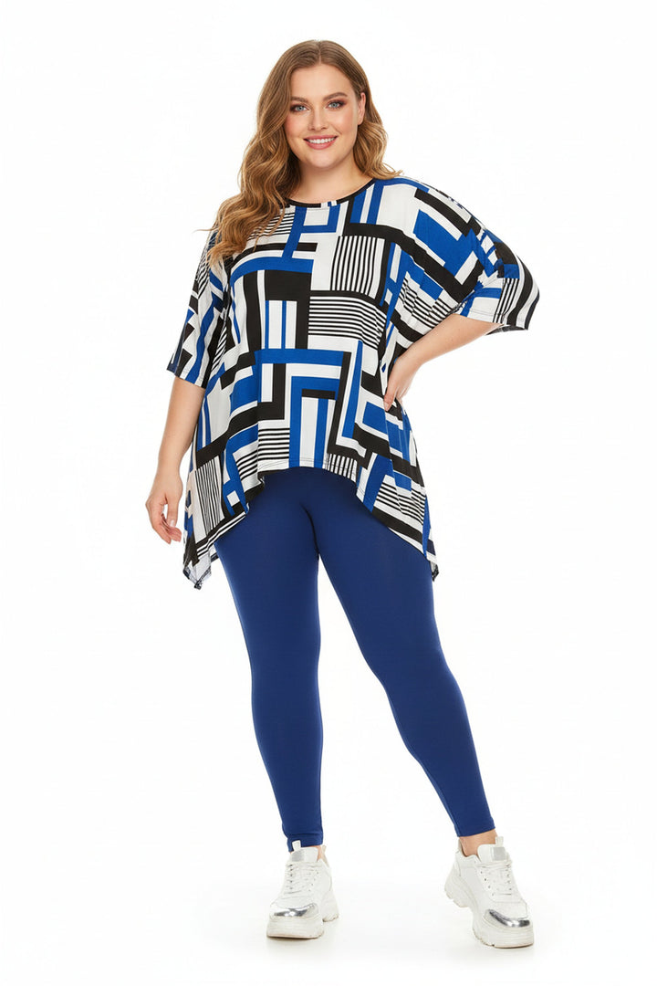 Buttery Smooth Basic Solid Extra Plus Size Leggings - 3X-5X - New Mix