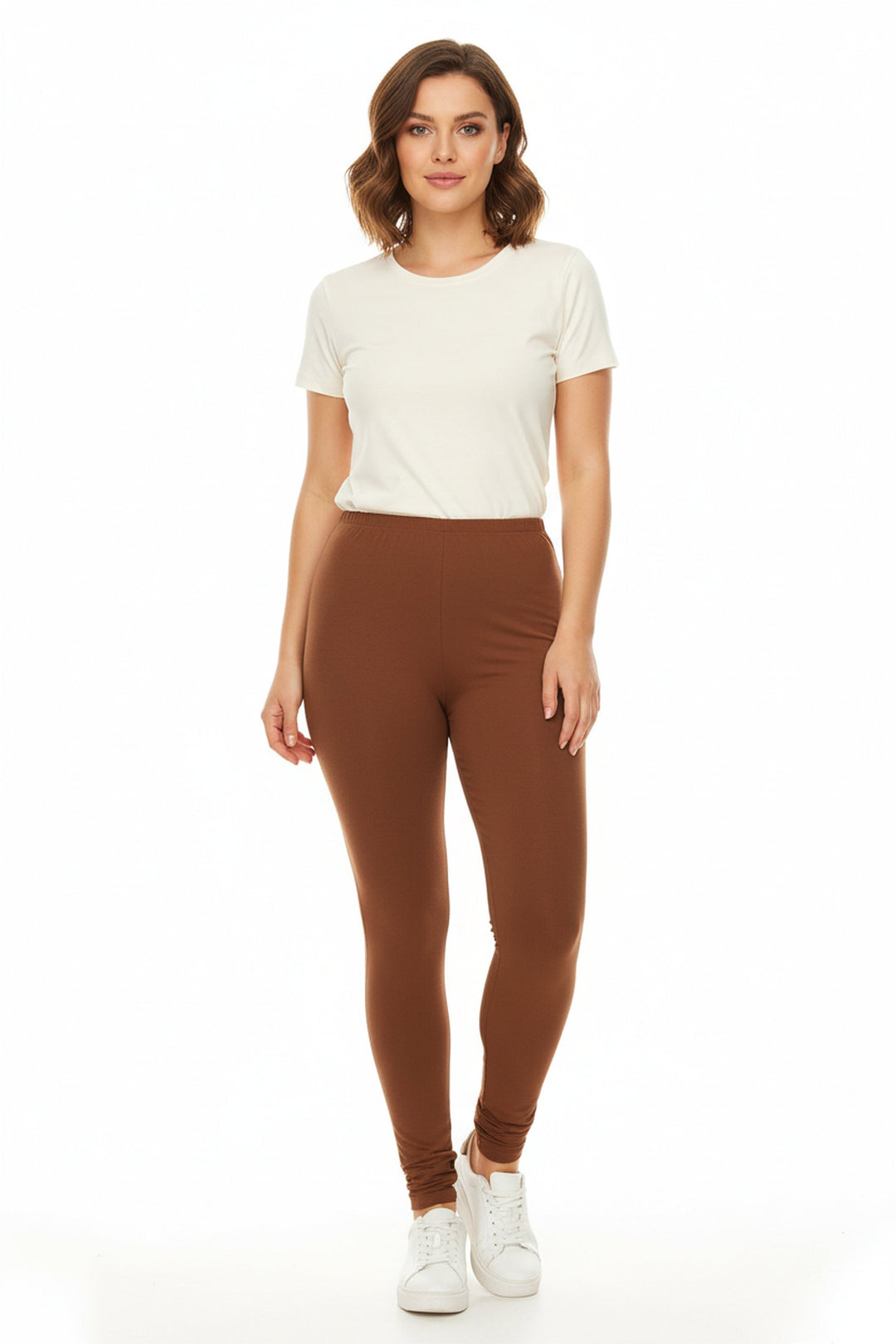 Buttery Smooth Basic Solid Extra Plus Size Leggings - 3X-5X - New Mix