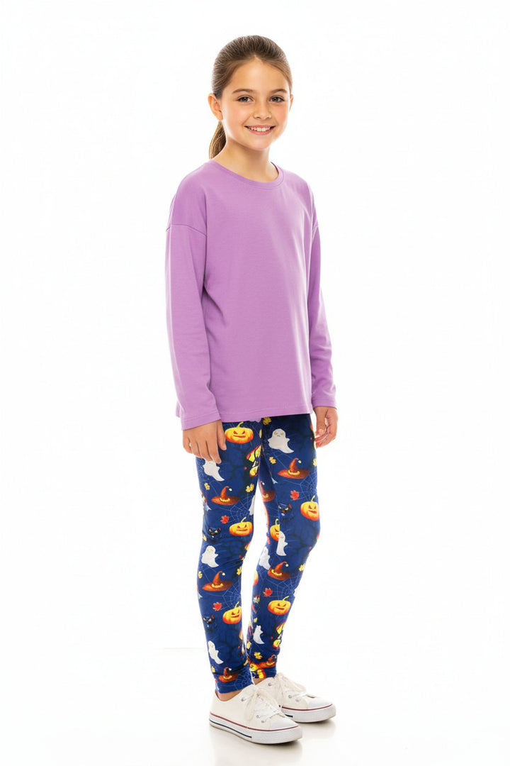Creamy Soft Halloween Critters Kids Leggings - USA Fashion